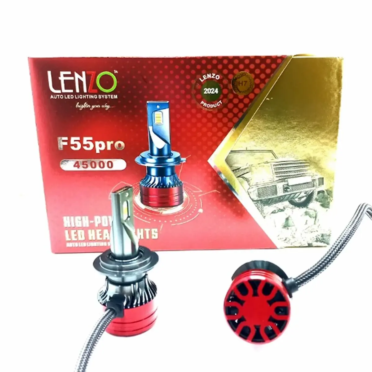 هدلایت F55 pro لنزو